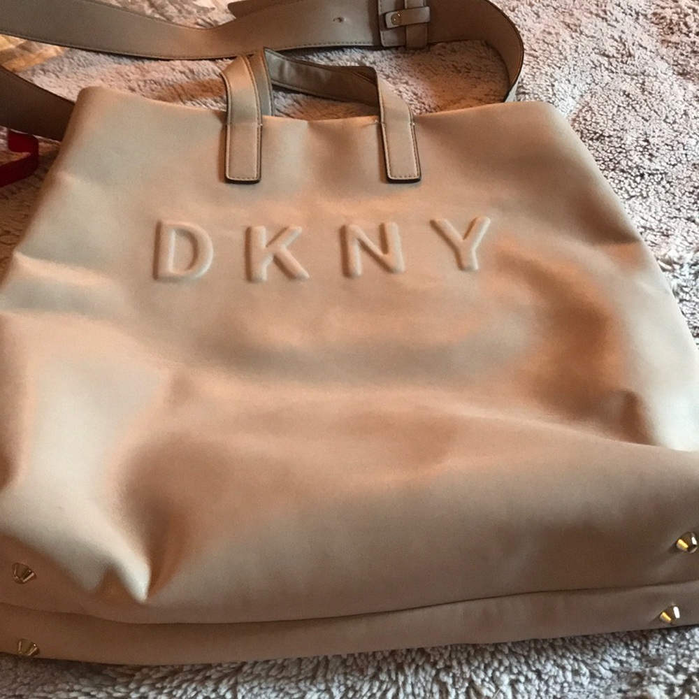DKNY bone color bag